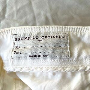 Brunello Cucinelli White Pants